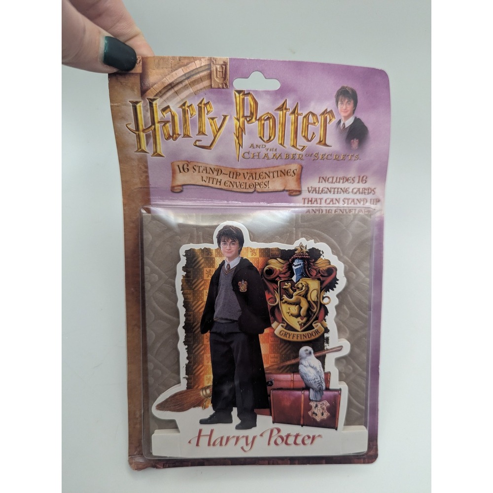 Harry Potter and the Chamber of Secrets 16 Stand Up Valentines with‎ Envelopes